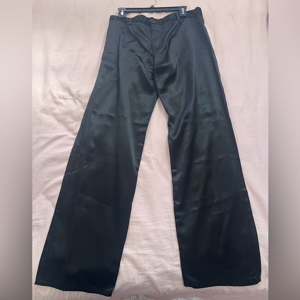 DKNY Women's Black Satin Pants